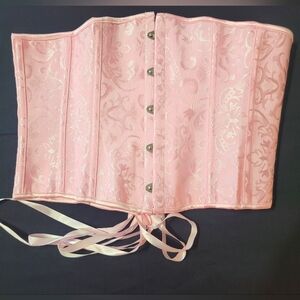 Pink Brocade Corset